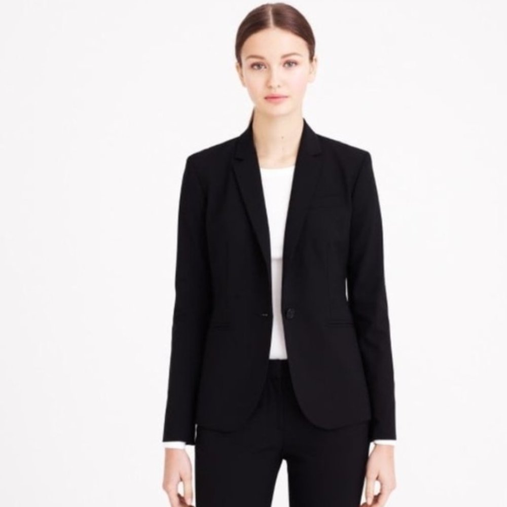 J.Crew Black Super 120s Women's Suit